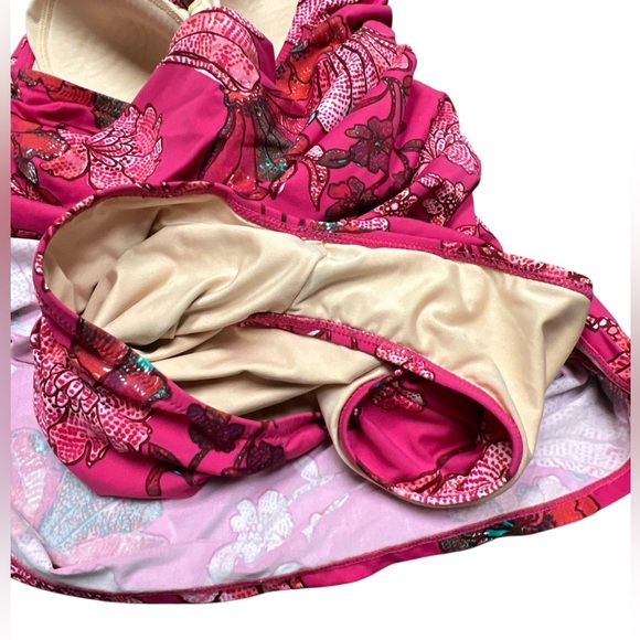 Garnet Hill Women’s Signature Halter Swim One Piece Dress Size 12 - Picture 6 of 7